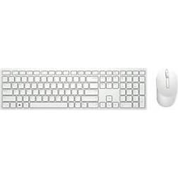 Dell Pro KM5221W 2.4 GHz AZERTY Français Blanc