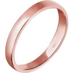 Elli Xilion Cut Basic Ring - Rose Gold Plated