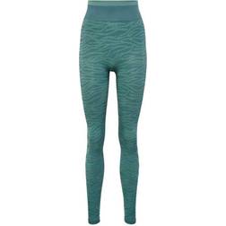 Hummel Mt Saga Seamless Mw Tights - North Atlantic/Blue Surf Melange