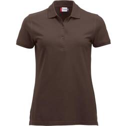 Clique Classic Marion Ladies Polo - Dark Mocca