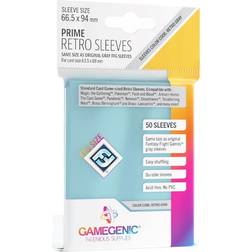 Gamegenic Prime Retro Card Sleeves: Clear 50 Sleeves