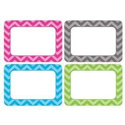 Teacher Created Resources Chevron Name Tags Assorted 36 Per Pack 6 Packs