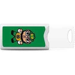 OTM Essentials White Notre Dame Fighting Irish 32GB Team Push USB 2.0 Flash Drive