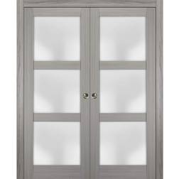 Sliding French Double Pocket Interior Door S 0502-Y (x)