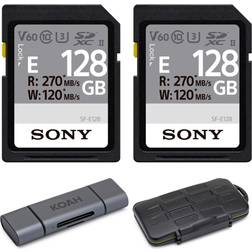 Sony 128GB SF-E Series UHS-II SDXC Memory Card