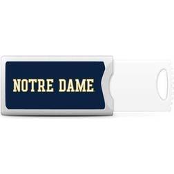 OTM Essentials White Notre Dame Fighting Irish 32GB Classic Push USB Flash Drive