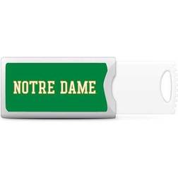 OTM Essentials White Notre Dame Fighting Irish 32GB Team Push USB Flash Drive