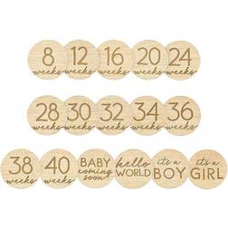 Pearhead Wooden Pregnancy Milestone Photo Props