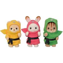 Sylvanian Families baby ninja trio