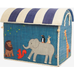 Rice Zoo Animals Storage Basket Large