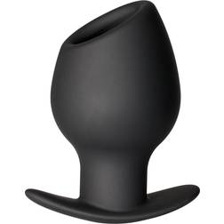 Master Series Hollow Anal Plug Lille Sort