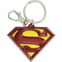 DC Comics Colored Superman Logo Pewter Key Ring