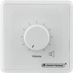 Omnitronic PA Volume Controller 5W stereo wh, PA volymkontroll 5W stereo vit