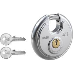 Basi 6100-7001-703 Cadenas 70 mm Fermeture Universelle 703 Argent Avec Serrure À Clé