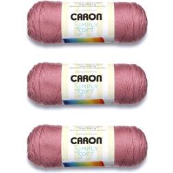 Caron Simply Soft Solids Yarn-Plum Wine Multipack Of 3