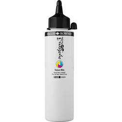 Daler Rowney System 3 Fluid Acrylic Titanium White 250ml