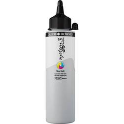 Daler Rowney System 3 Fluid Acrylic Silver Imit 250ml