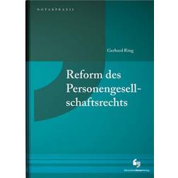 Reform des Personengesellschaftsrechts