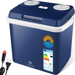 Kesser Glacière 32 l 12V Prise 230V Mini-réfrigérateur Glacière thermoélectrique 32 litres bleu marine