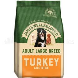 James Wellbeloved Turkey & Rice Large Breed Dog Food 15kg