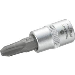 Toolcraft 816053 Krydskærv Phillips Topnøgle-bit-indsats PH 3 1/4 (6,3 mm)