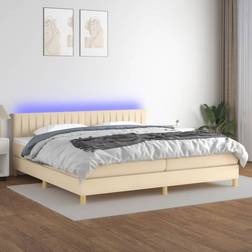 vidaXL LED-lys stof Kontinentalseng