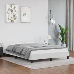 vidaXL Bedframe Met Hoofdbord 140x200 cm Wit