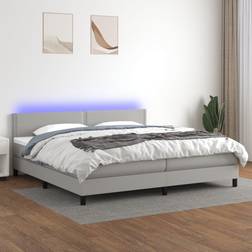 vidaXL LED-lys stof Kontinentalseng