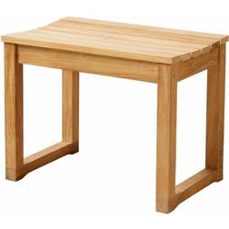 Cinas Gartenhocker Vega Braun Teakholz Sitzhocker
