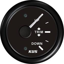 Kus trimindikator, sort 160-10ohm, 12/24v mercury