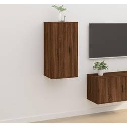 vidaXL Porta A Parete Rovere Marrone 40x34.5x80 cm Mobile TV