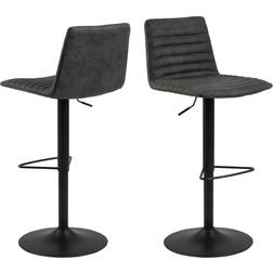 Act Nordic Kimmy Anthracite Set of 2 Bar Stool