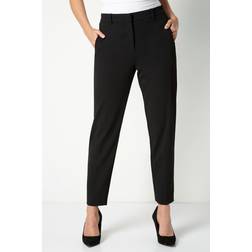 Roman Long Straight Leg Stretch Trouser - Black