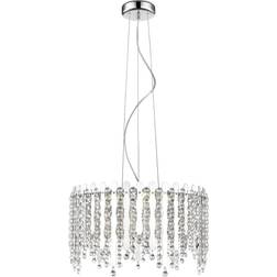 Impex Lighting Belize Chrome Pendant Lamp