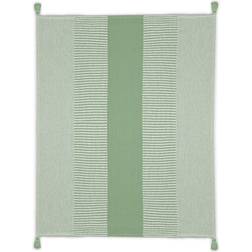 LR Home AM Ox Bay Blankets Green, Natural, White (152.4x)