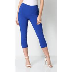 Roman Petite Cropped Stretch Trouser - Royal Blue