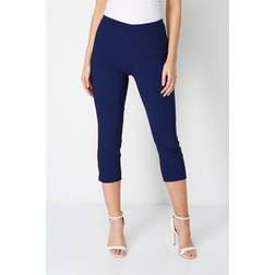 Roman Cropped Stretch Trouser - Midnight Blue
