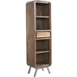‎Indian Hub Retro Metal Slim Book Shelf