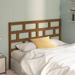 vidaXL Bed Honey Brown 141 x 4 x 100 cm Headboard