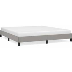 vidaXL 160x200 stof Sengeramme
