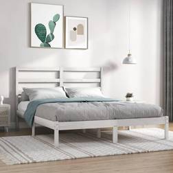 vidaXL Solid Wood Pine Bed Frame 160 x 200 cm