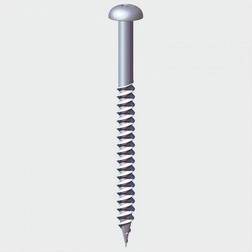 Timco Twin Thread Zinc Round Head Pozi Woodscrew 6 x 1 Qty 200