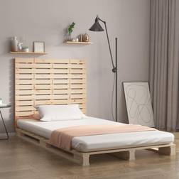 vidaXL De Cama De Pared Madera Maciza De Pino 81x3x91.5 cm - Marrón Cabecero