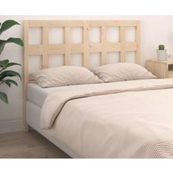 vidaXL De Cama Madera Maciza De Pino 205.5x4x100 cm - Marrón Cabecero