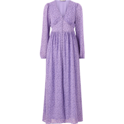 Only Amanda L/S Long Dress Paisley Purple AOP:A