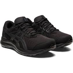 ASICS Women's Gel-Contend Running Shoes, 11.5, Black/Carrier Grey