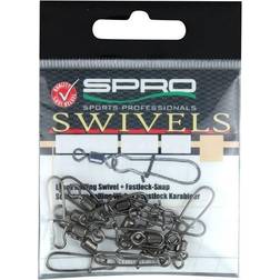 Spro Rolling Fastlock Snap Swivel Schwarz 2