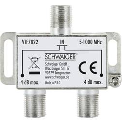 Schwaiger Verteiler VTF7822 531 2-fach F Buchse