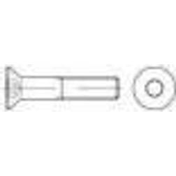 Toolcraft Countersunk Screws M4 30 mm Hex Socket 100 pcs