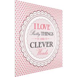 en forex No.KA17 I Love Pretty Things Bild 76.2x76.2cm